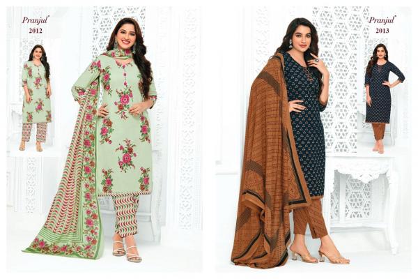 Pranjul Priyanka Vol 20 	Pure Cotton Dress Material